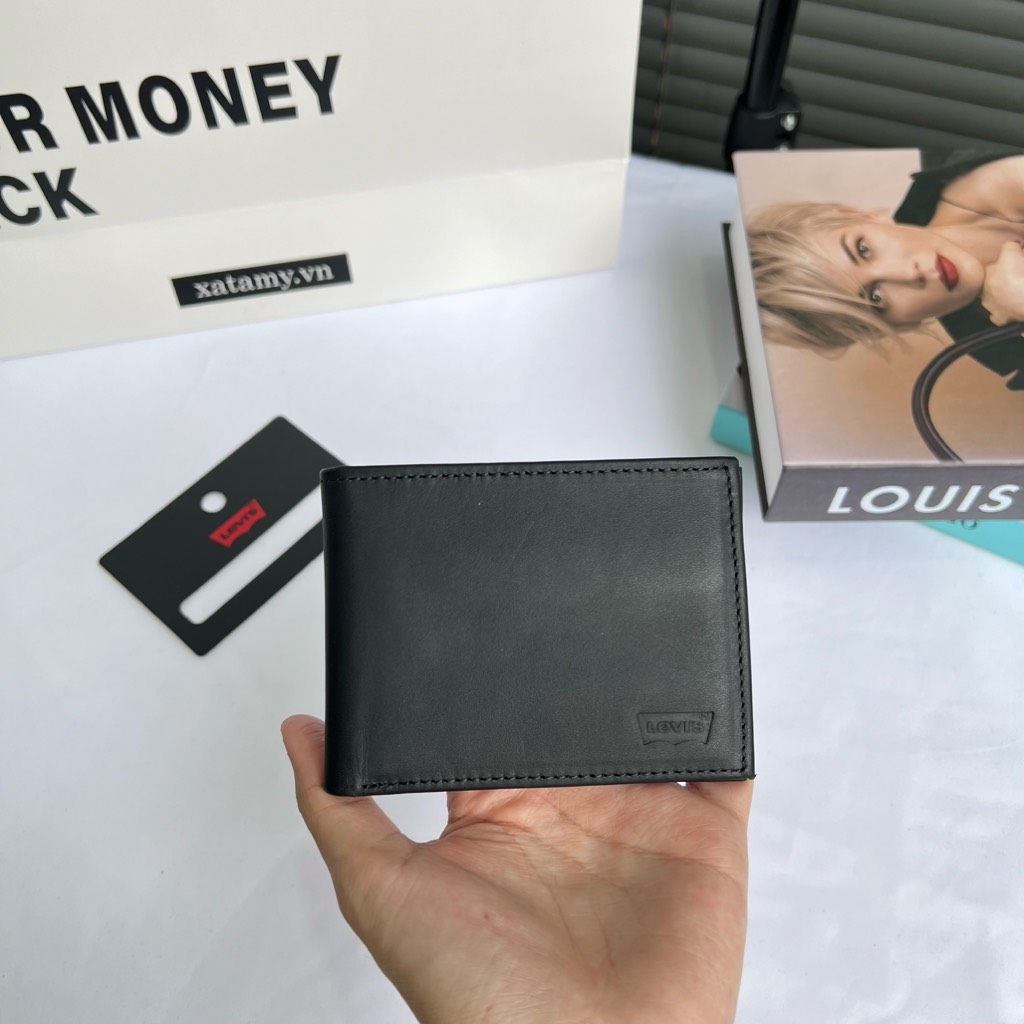 Ví Levi's® Logo Bifold Id Wallet Black D548 0002 0059