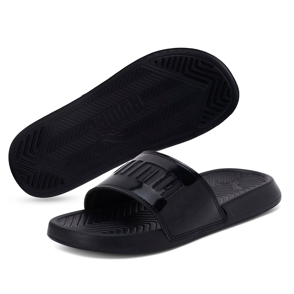 Dép Puma Popcat Patent Black 370697 01