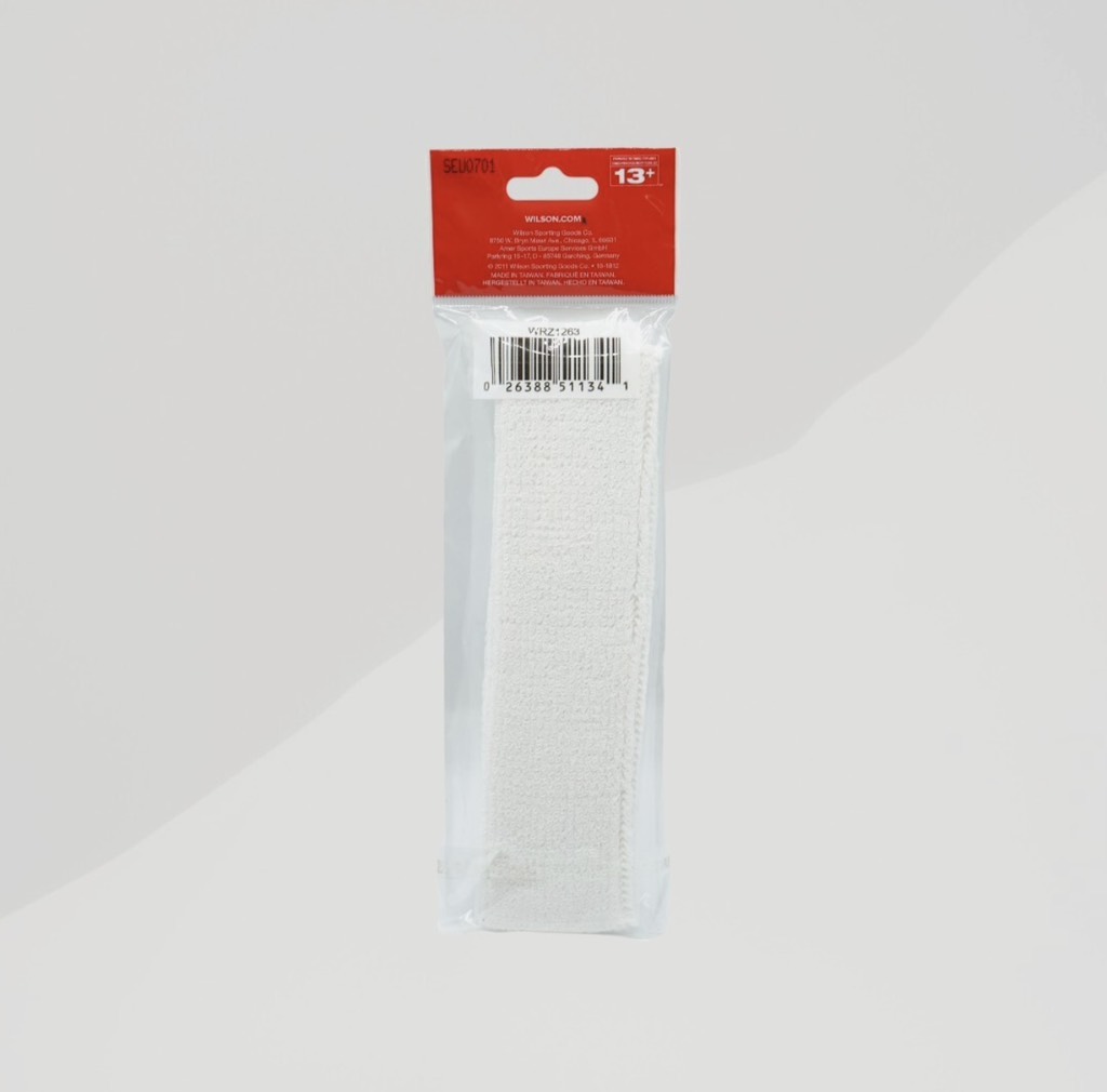 Wilson Headband White WRZ106300