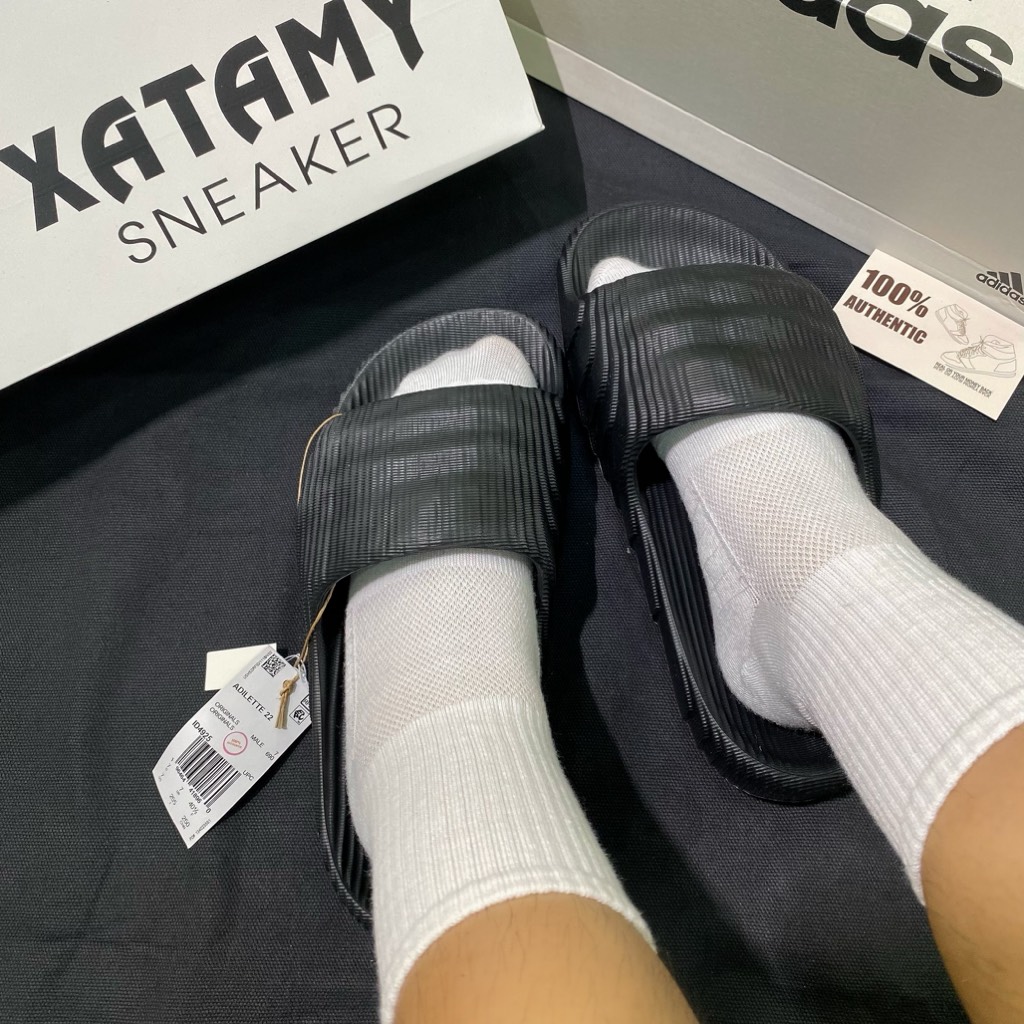 Dép Adilette 22 Slides 'Black Scarlet' ID4925
