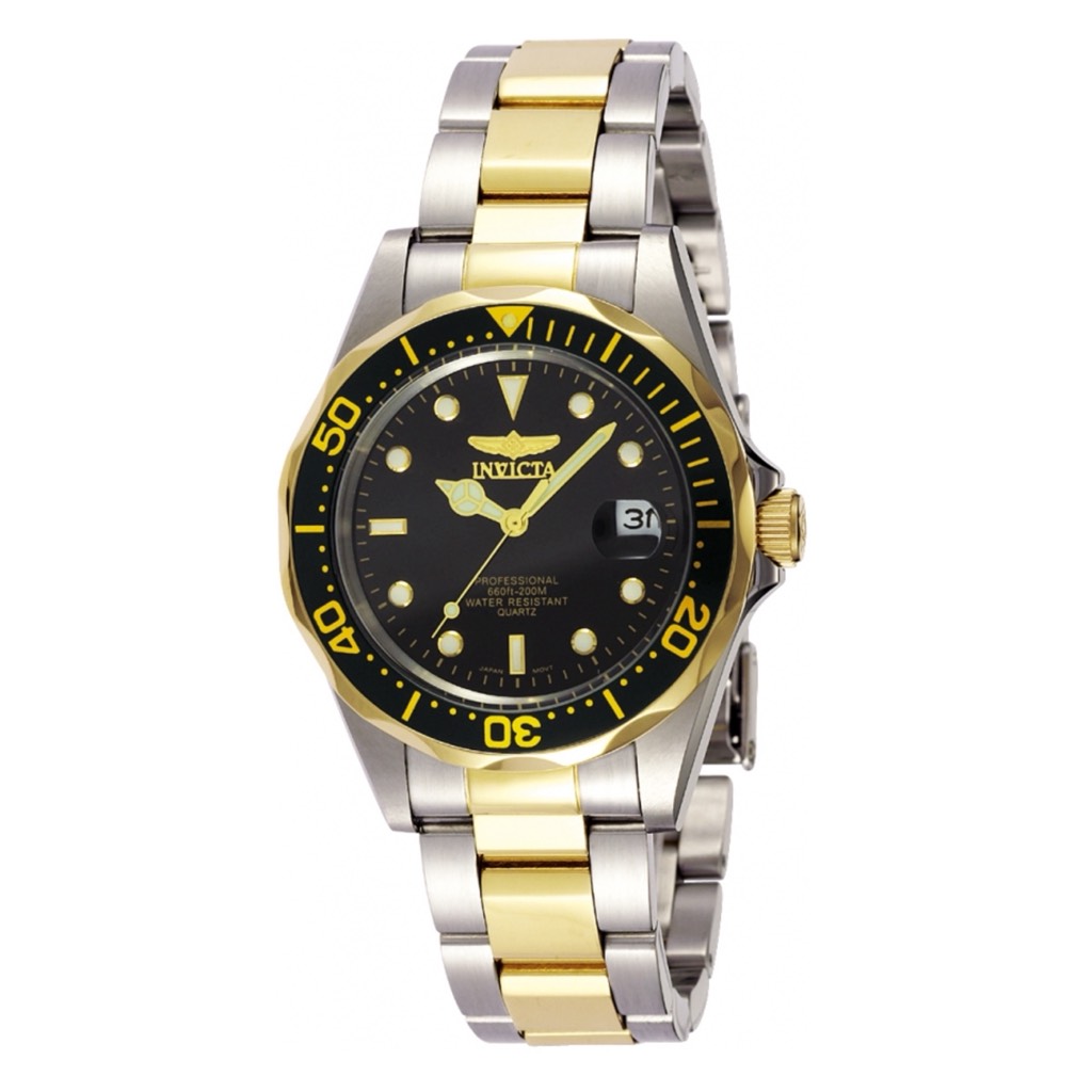 Đồng Hồ Invicta Pro Diver Men's Watch 37.5mm Steel Gold (8934)