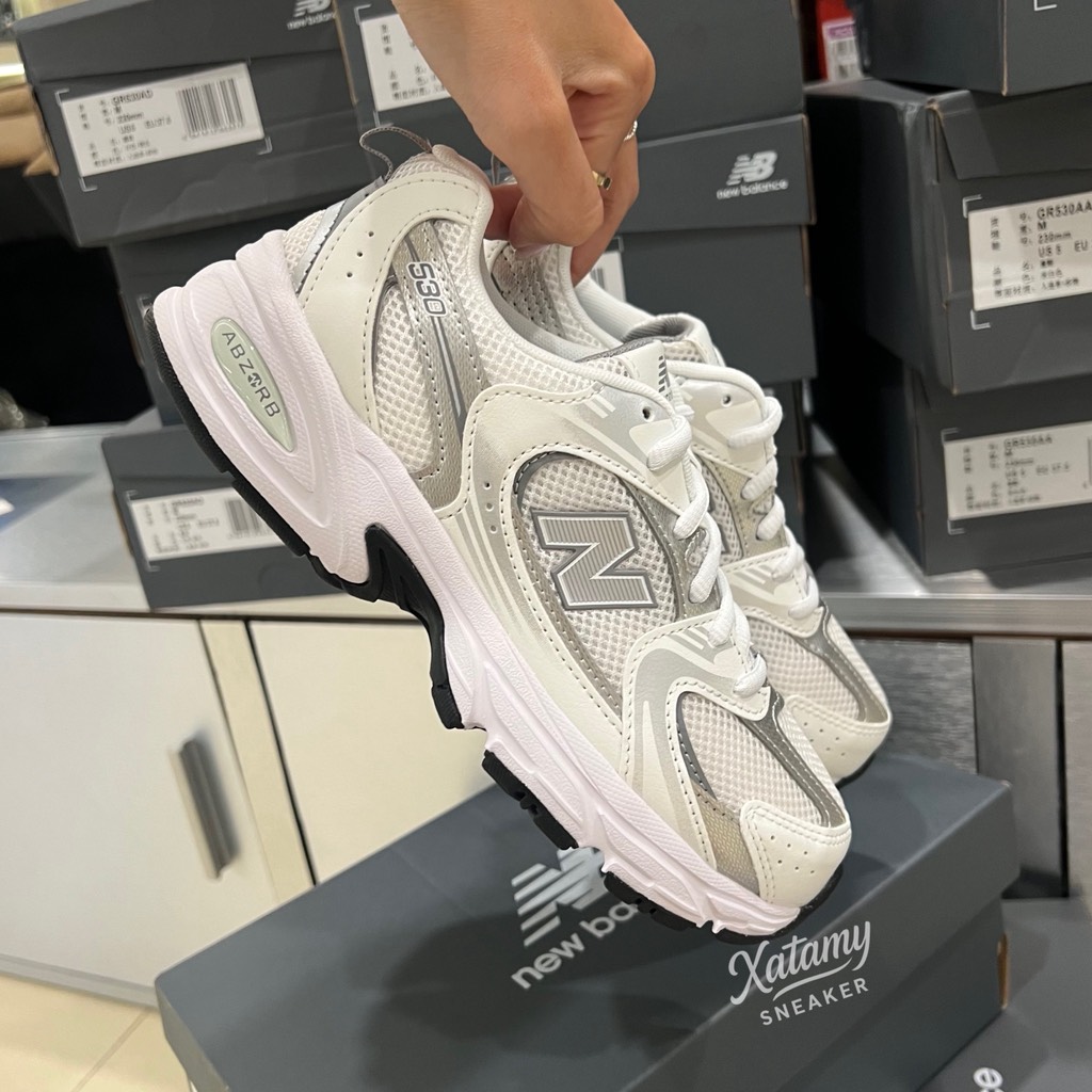 New Balance 530 White Silver GR530AD