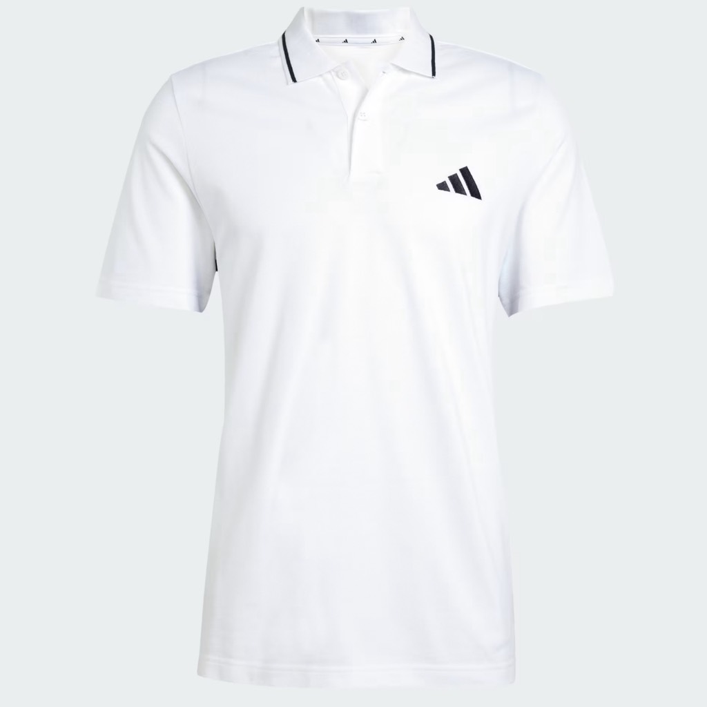 Áo Polo adidas Piqué 3S Essentials White JE6383