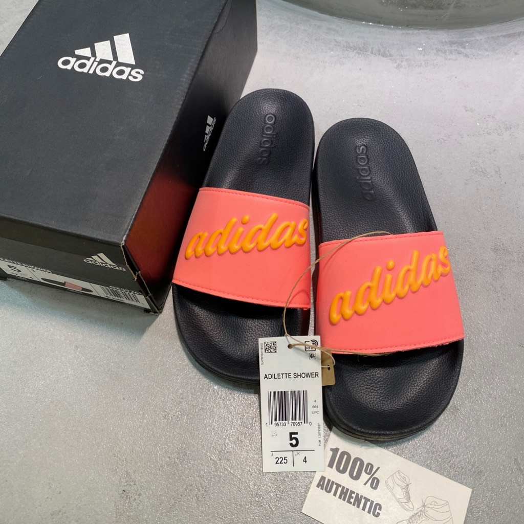dép Adilette Shower Black Pink GZ5926