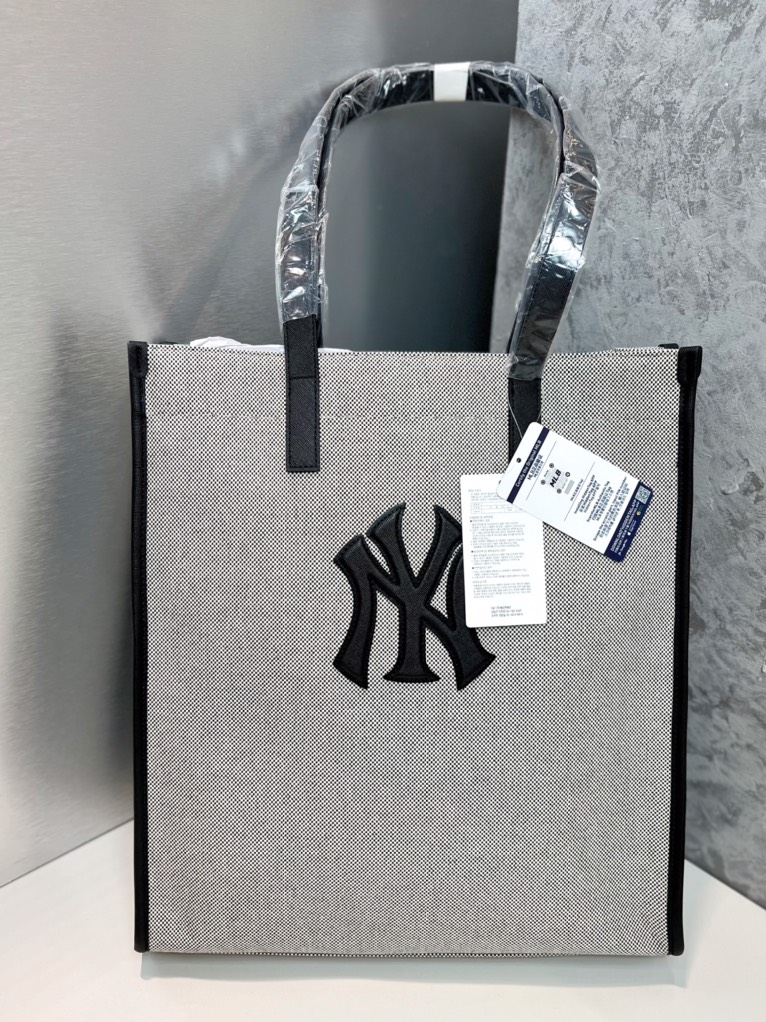 Túi Tote MLB Basic Canvas Vertical NY 3AORM033N-50BKS