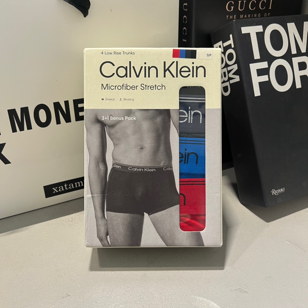 Underwear Calvin Klein Men's Micro Stretch Low Rise Trunk 4-Pack NB2789909