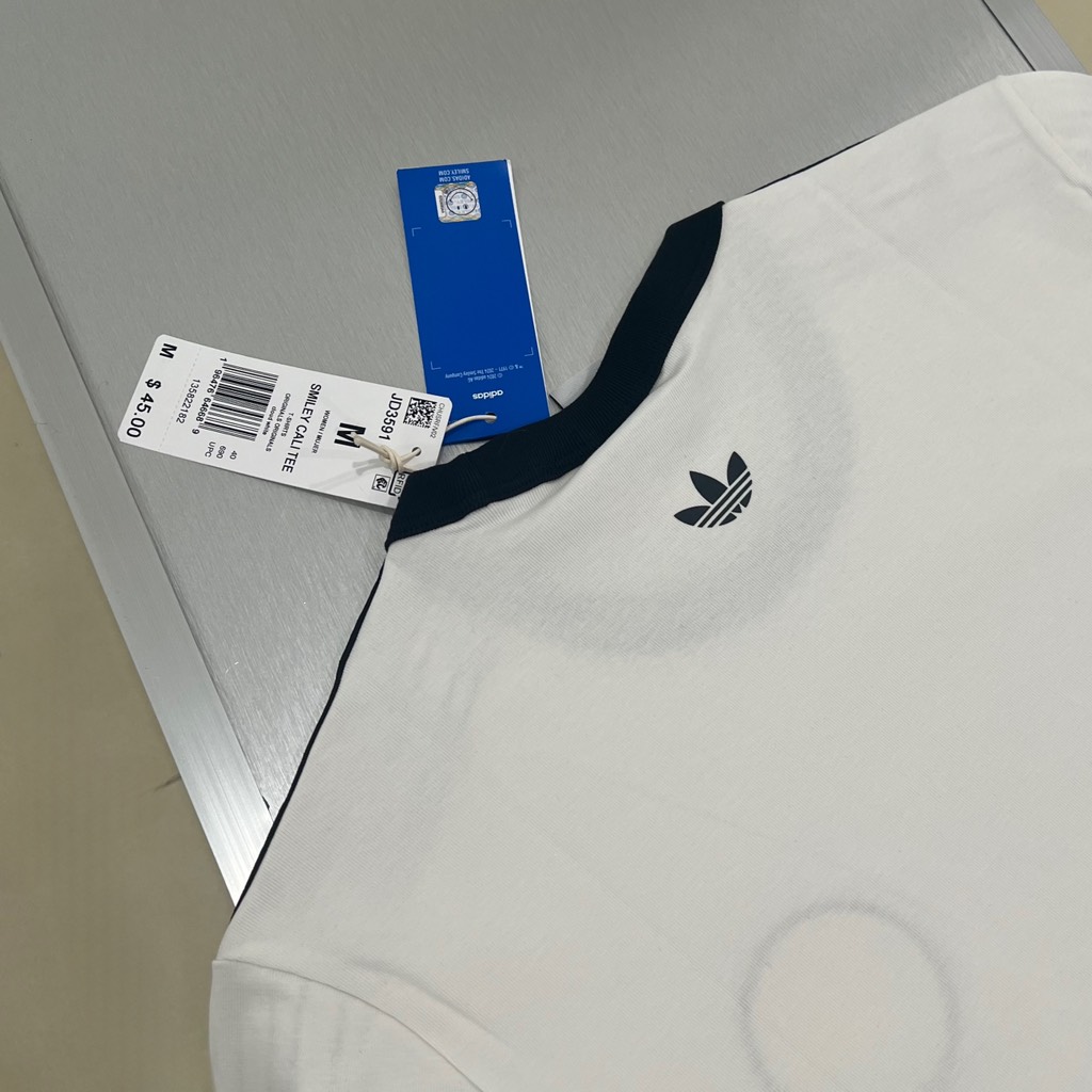 Áo adidas Nữ Smiley Cali Tee Cloud White JD3591
