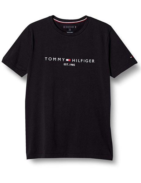 Áo Tommy Hilfiger Logo Black MW11465 001