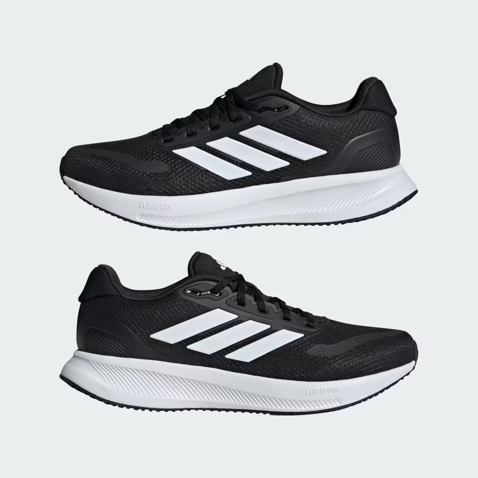 Runfalcon 5 Wide Black White IE0556