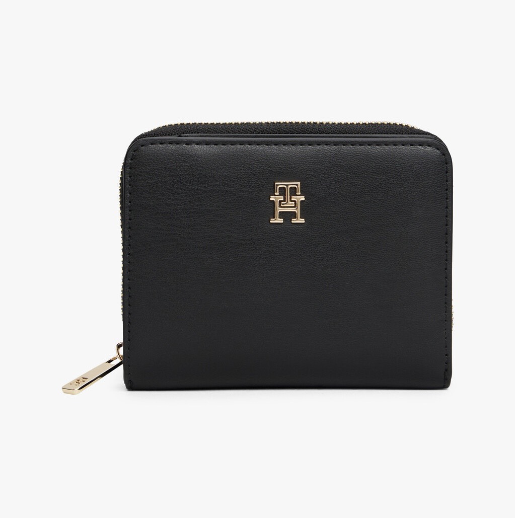 Ví Tommy Hilfiger Women's TH Icon Med ZA Flap Black AW17742 001
