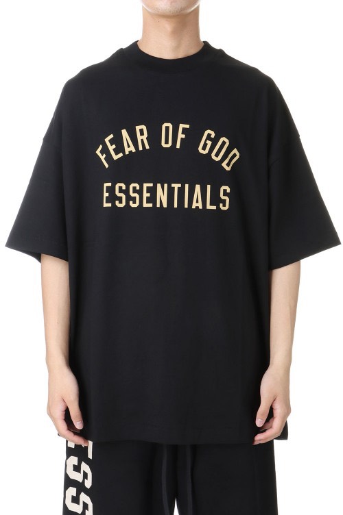 Áo Fear of God Essentials T-Shirt Jersey Crewneck Black 125BT244190F