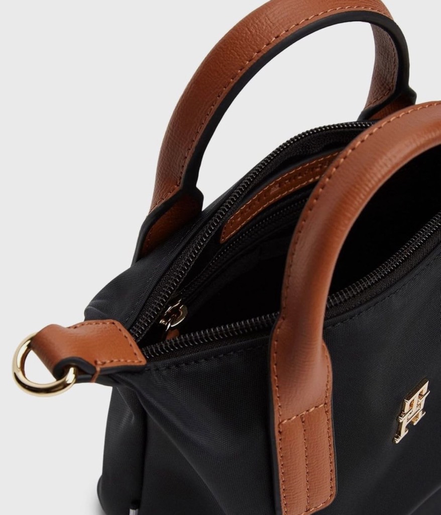 Túi Tommy Hilfiger Monogram Micro Tote Bag Black AW18368 001