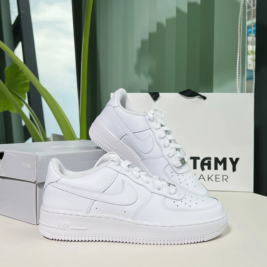 Nike Air Force 1 All White (GS)