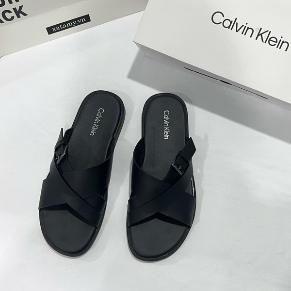 Dép Calvin Klein ELON Black 001