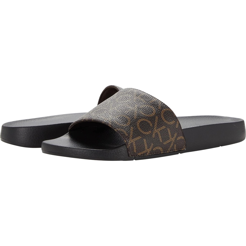 Dép Calvin Klein Athens Brown Multi LL
