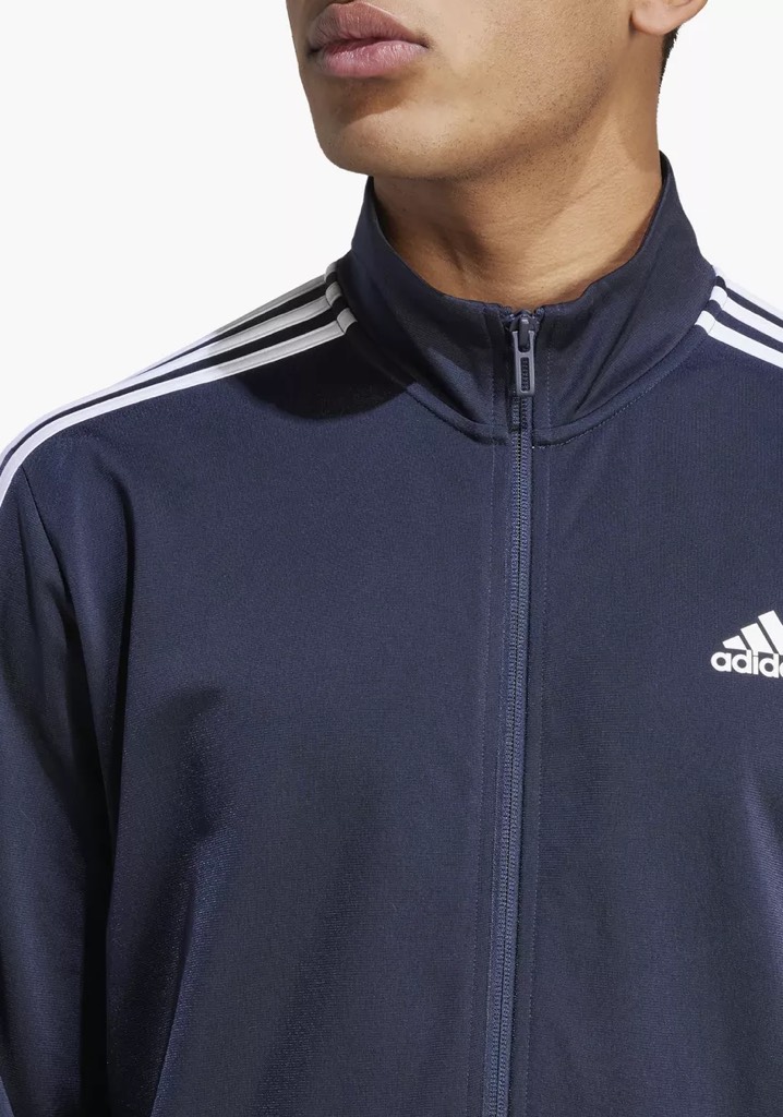 Áo adidas Nam Essentials Warm-Up 3-Stripes Track Jacket Legend Ink H46100