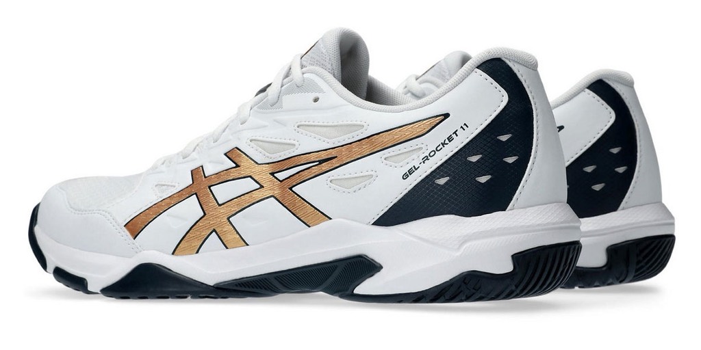 ASICS GEL-ROCKET 11 White Pure Gold 1071A091 103