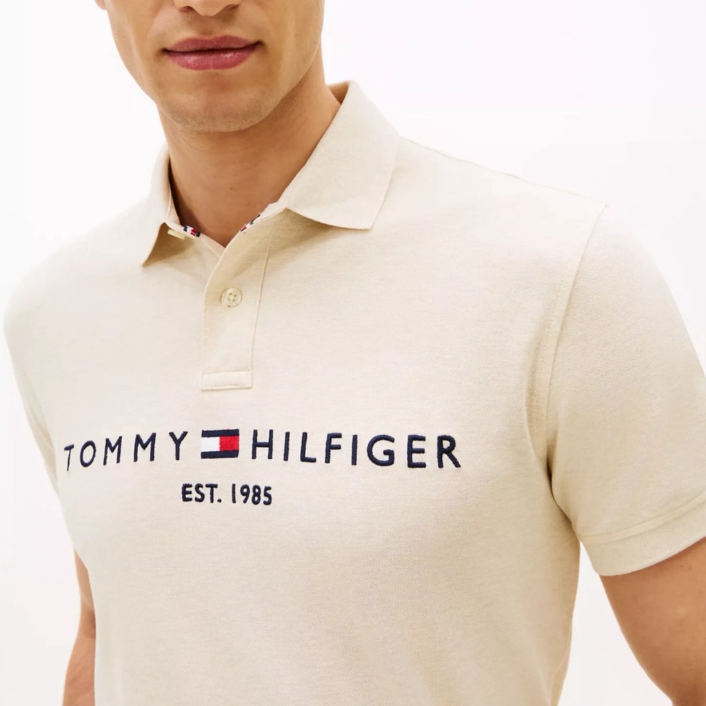 Áo Polo Tommy Hilfiger Regular Fit Embroidered Tommy Graphic Beige 78JB112 252
