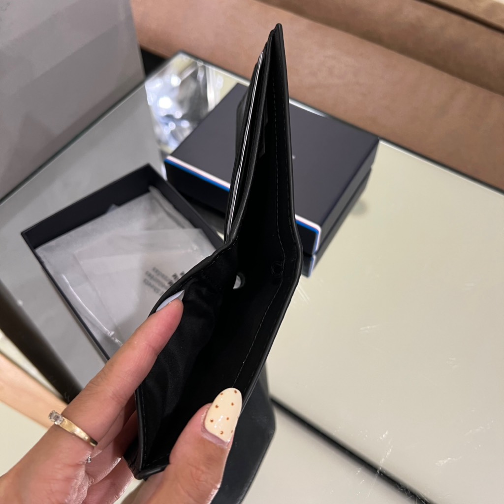 Ví Tommy Hilfiger Men's Casual Flag Mini Credit Card Black AM14252 001