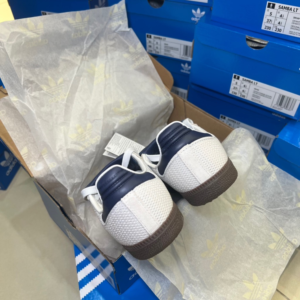 Samba LT Crystal White Dark Blue IE9169