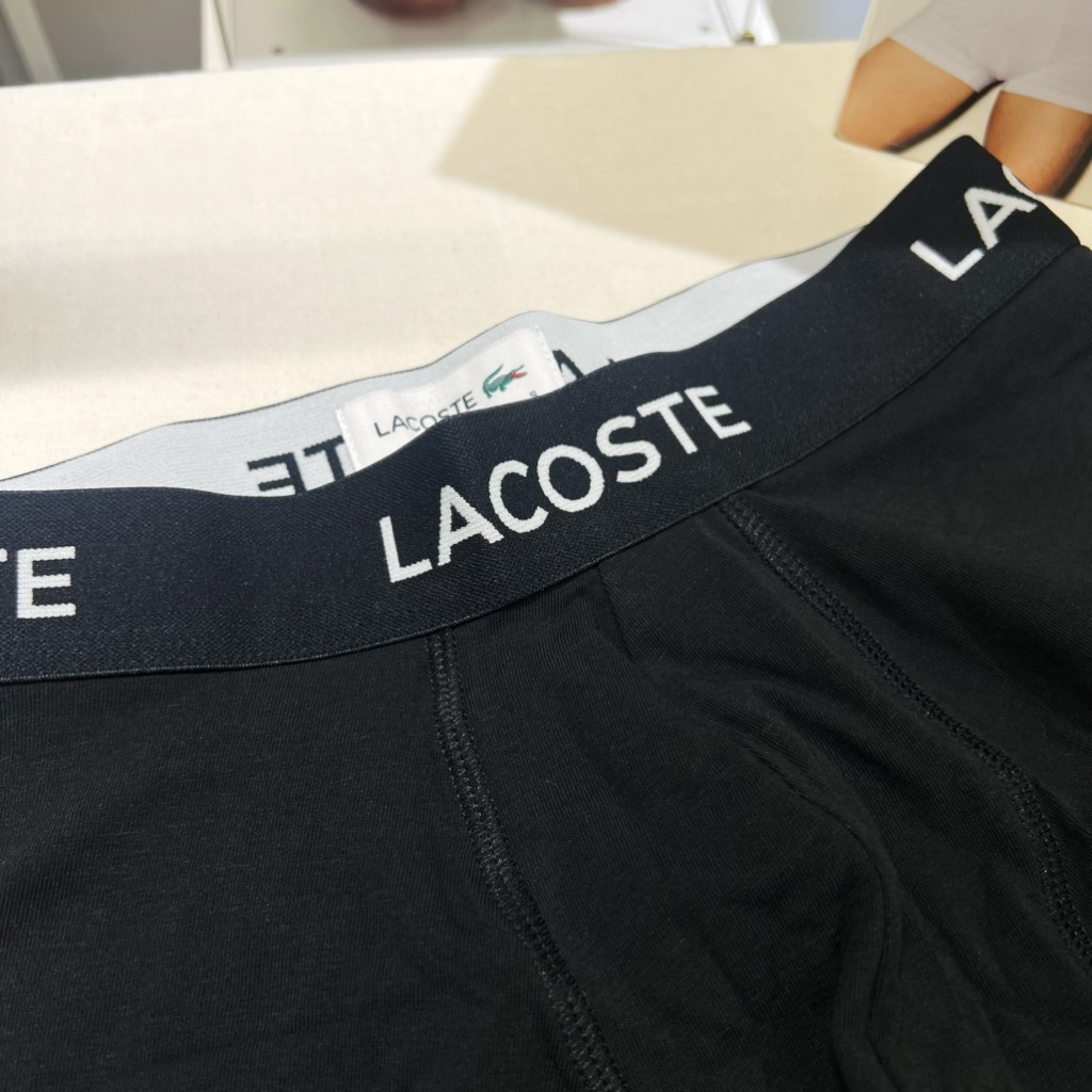 Underwear LACOSTE Men's 5-Pack Cotton Stretch Trunk Black 5H1292 51