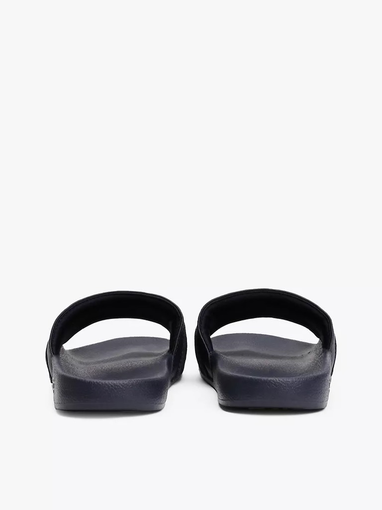 Dép Tommy Hilfiger Webbed Logo Pool Space Blue FW08529 400