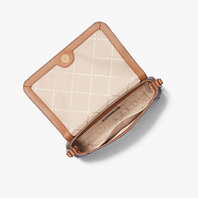 Túi Michael Kors Medium Logo Convertible Crossbody Bag Brown 35H8GTTC6B