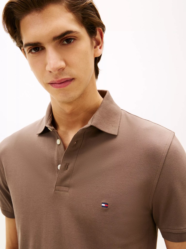 Áo Polo Tommy Hilfiger Slim Fit Stretch Lentil Green 78JA598 211