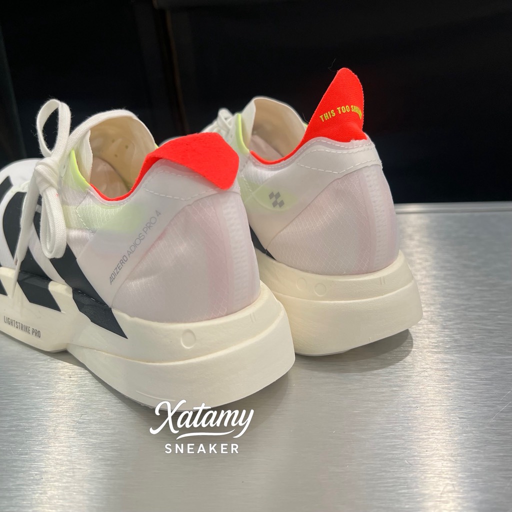 Adizero Adios Pro 4 M 'White Black Red' JR1094