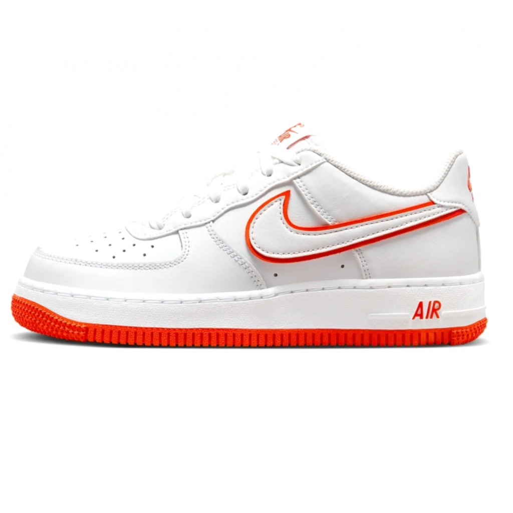 Nike Air Force White Picante Red (GS) DV7762 101 - Main Image