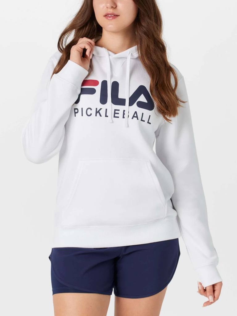 Áo Hoodile Fila Pickleball White TU31D646 100