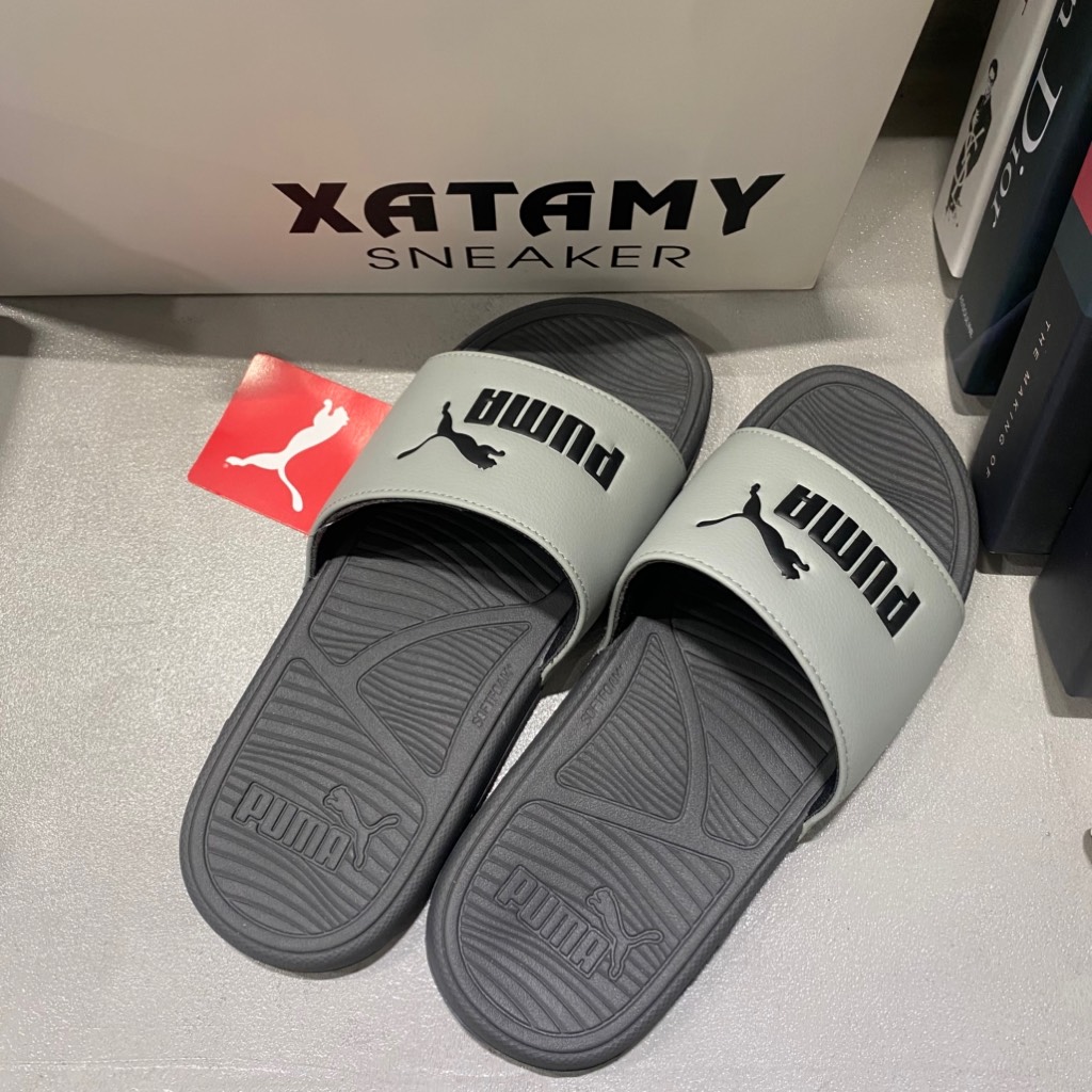 Dép Puma Cool Cat 2.0 Black Smokey Grey 389110 26