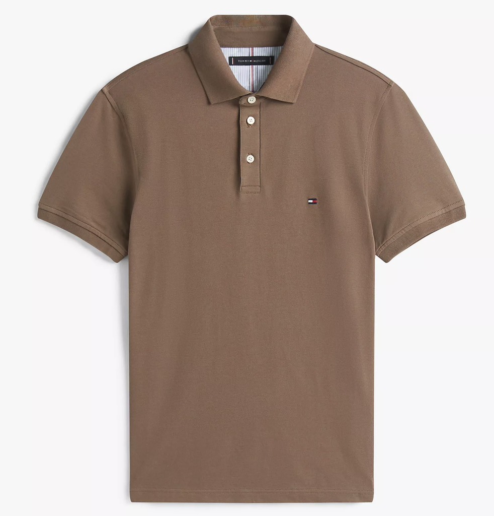 Áo Polo Tommy Hilfiger Slim Fit Stretch Lentil Green 78JA598 211