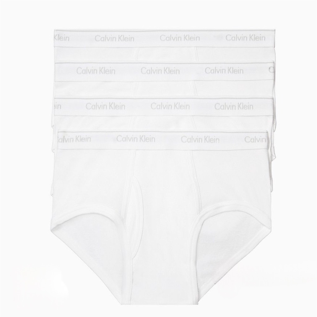 Underwear Calvin Klein Men's Cotton Classic Brief 4-Pack White NP21720 100