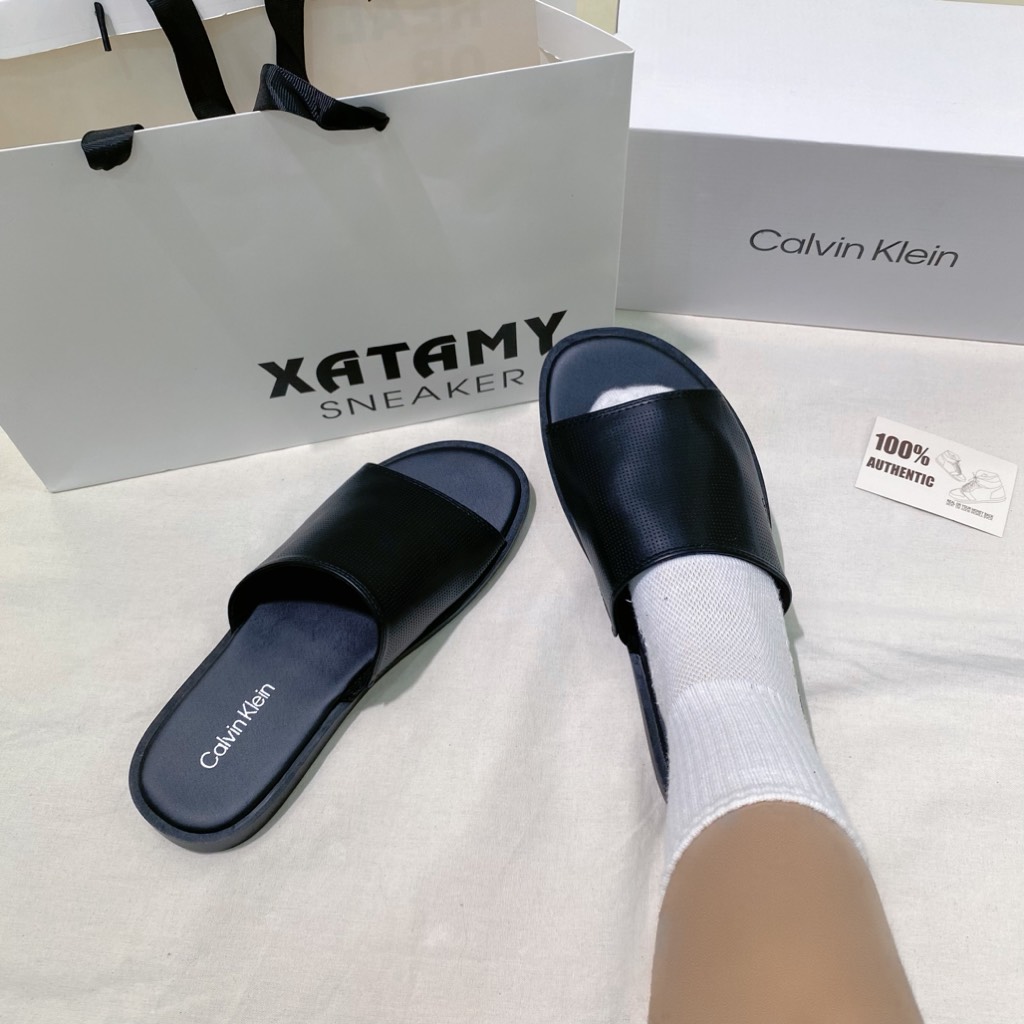 Dép Calvin Klein ESPAR Black 001