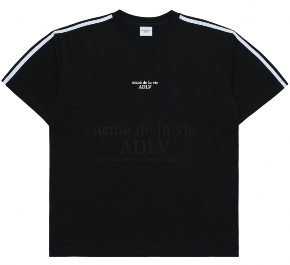 Áo ADLV Black Basic Logo Printing Track