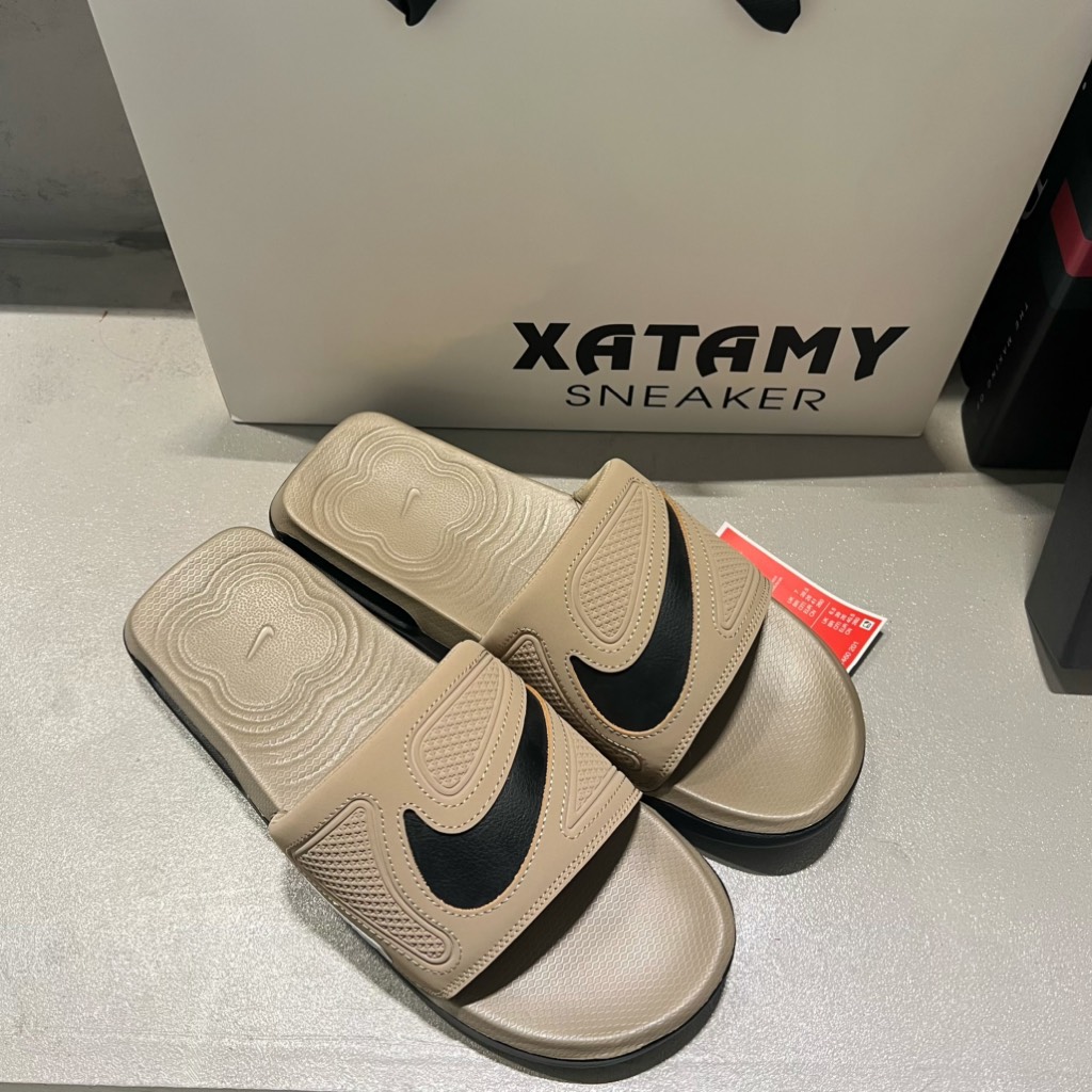 Dép Nike Air Max Cirro Slide ‘Khaki Metallic Silver’ DC1460 201