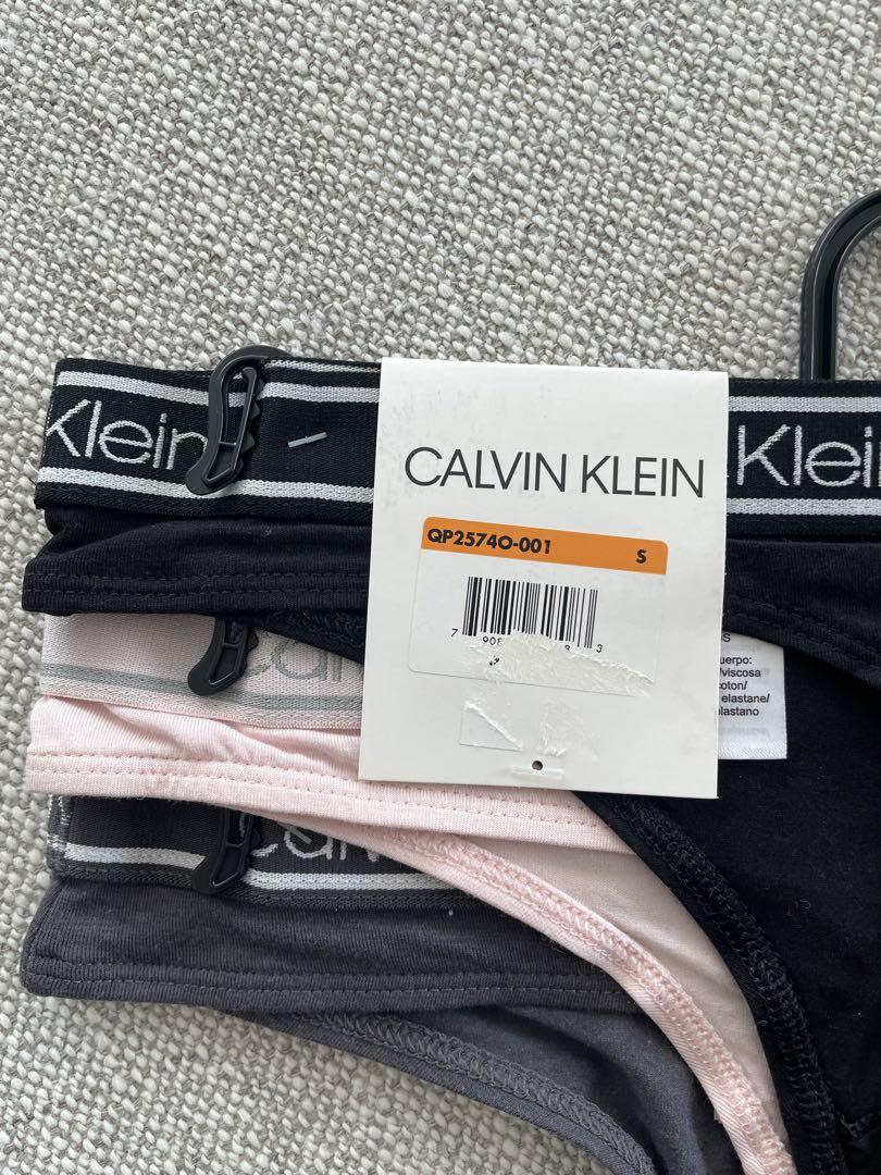 Underwear Calvin Klein Women's Cotton Stretch 3-Pack Thong QP25740 001