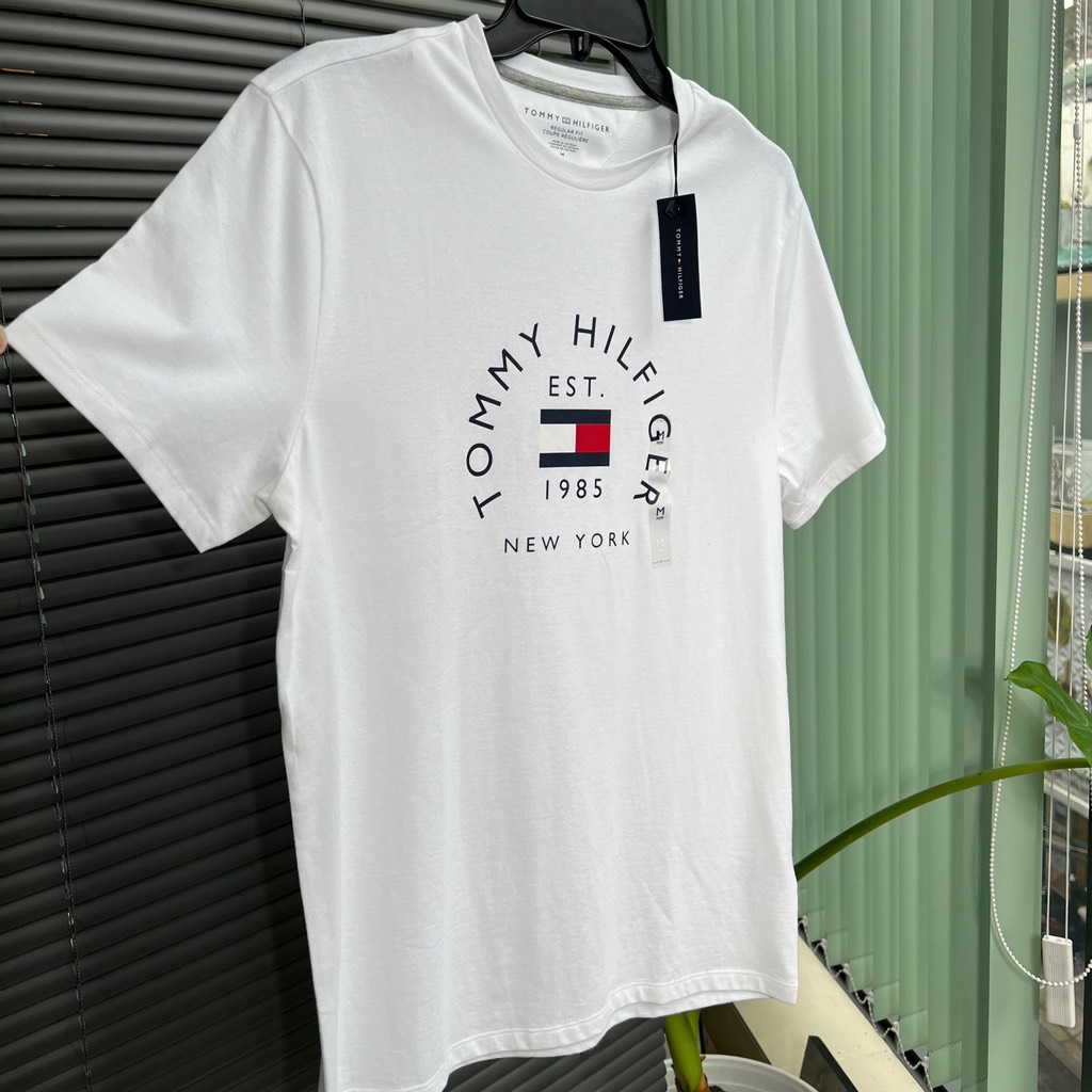 Áo Tommy Hilfiger Flag Arch White 78J8874 101
