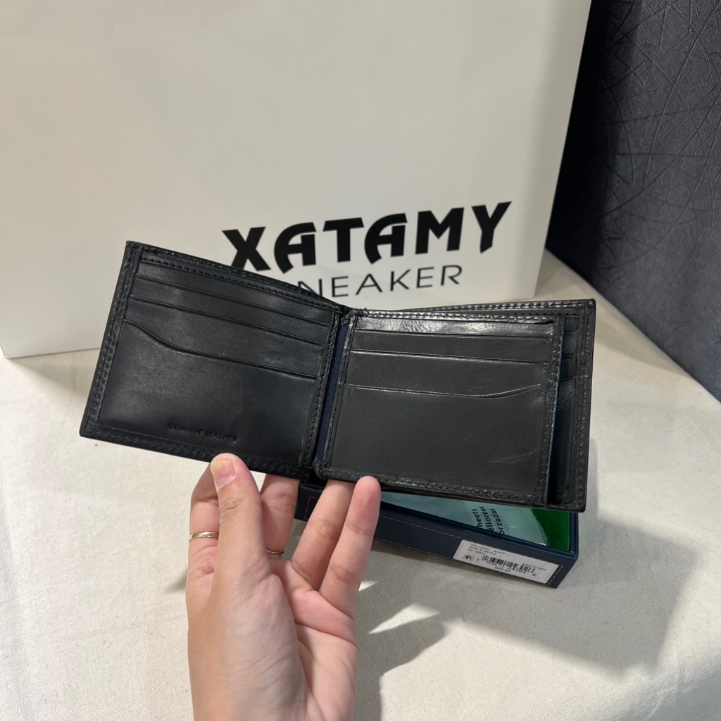 Ví Tommy Hilfiger Men's Leather Bifold Wallet Black 31TL130087 001