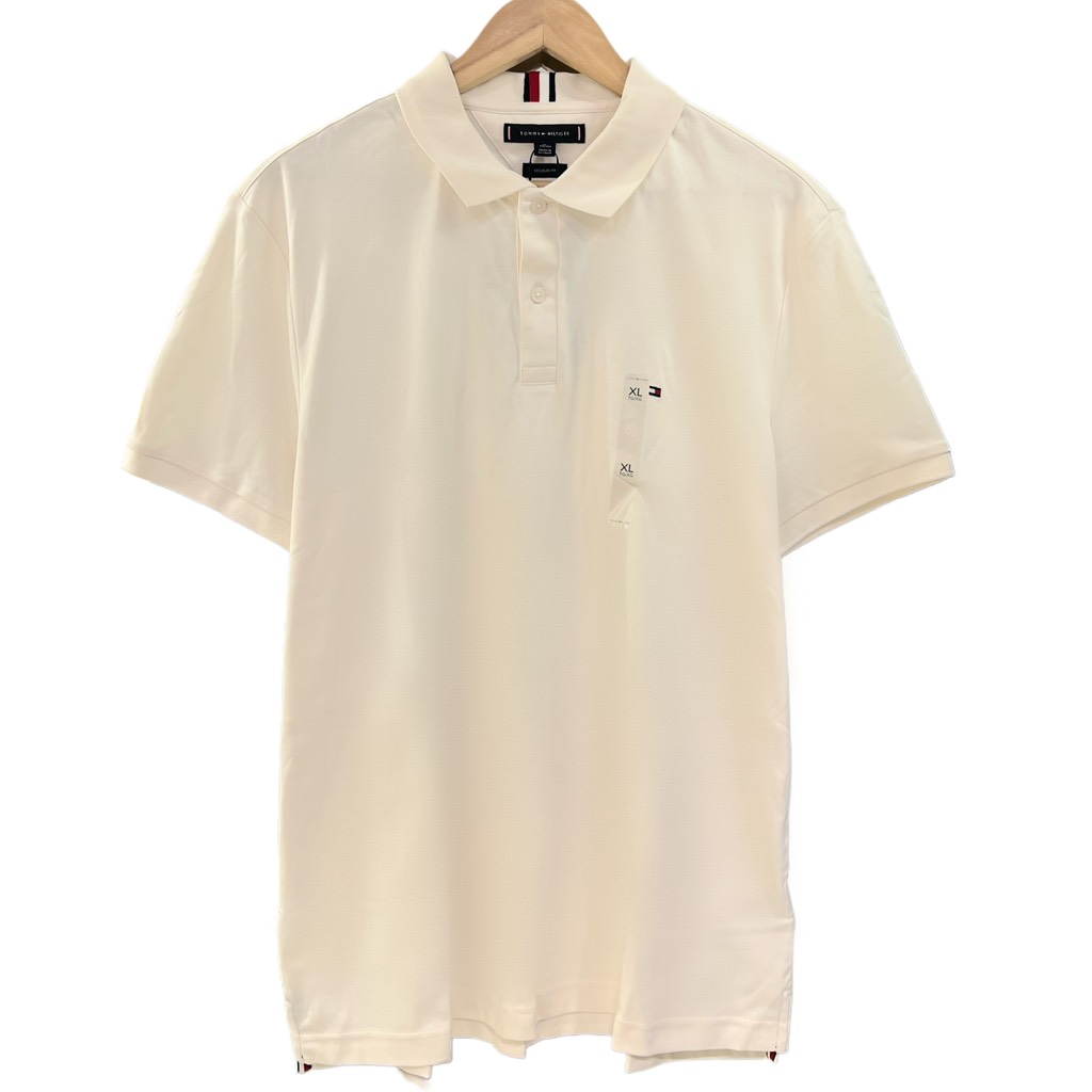 Áo Polo Tommy Hilfiger Regular Fit Liquid Cotton Ancient White MW35585 720