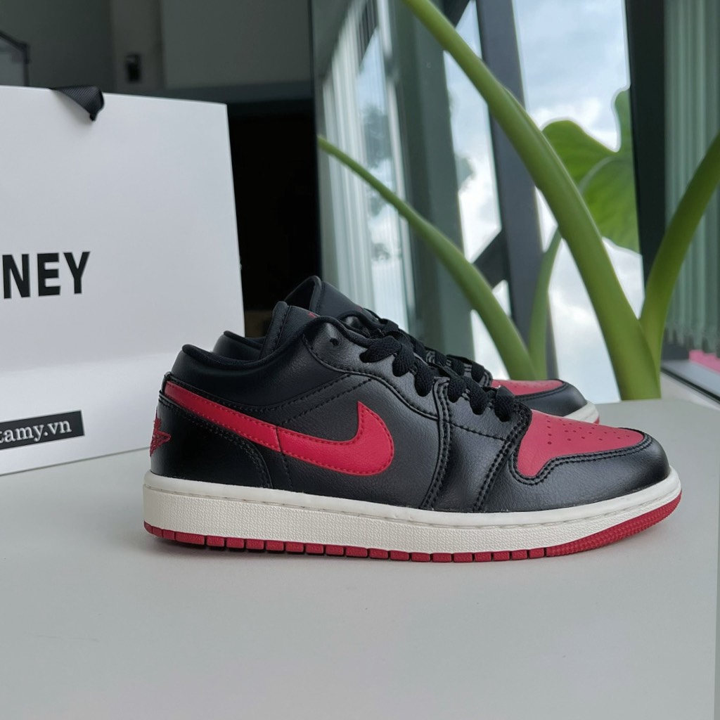 Jordan 1 Low Black Gym Red DC0774 061