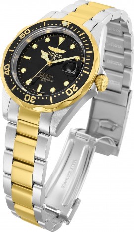 Đồng Hồ Invicta Pro Diver Men's Watch 37.5mm Steel Gold (8934)