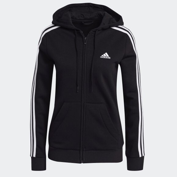 áo jacket adidas Essentials Zip Hoodie Black GM5567
