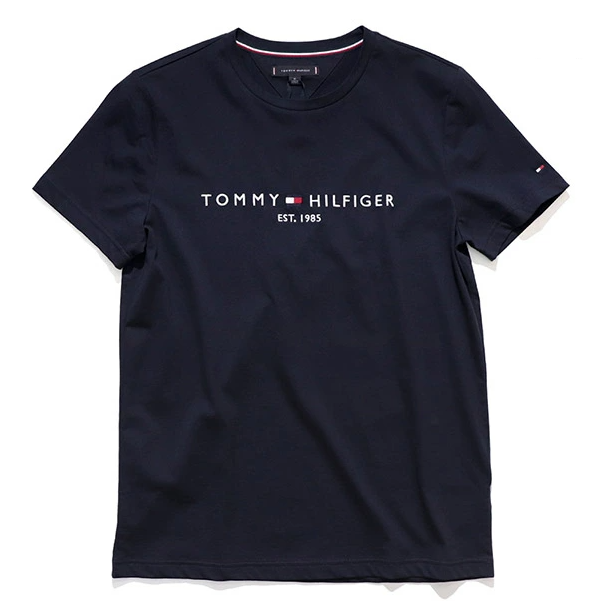 Áo Tommy Hilfiger Logo Xanh Đen MW16171 001