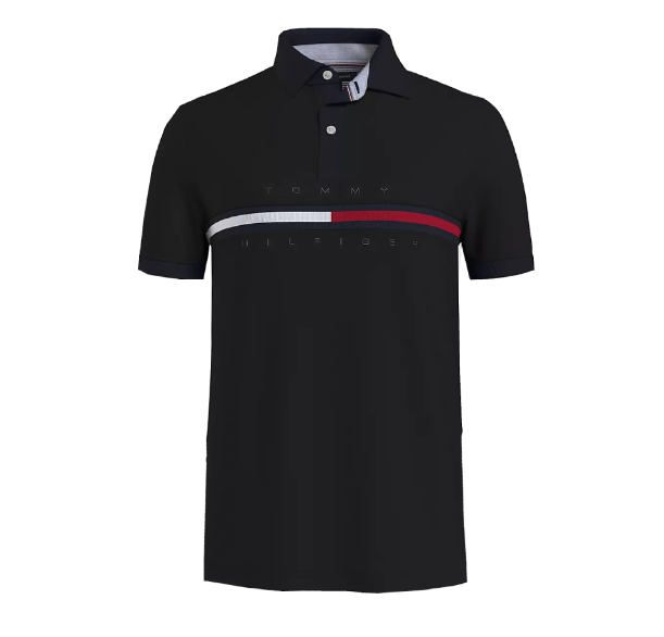 Áo Polo Tommy Hilfiger Bar Stripe Black 78J3232 003