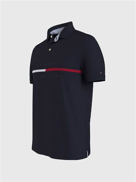 Áo Polo Tommy Hilfiger Bar Stripe Black 78J3232 003