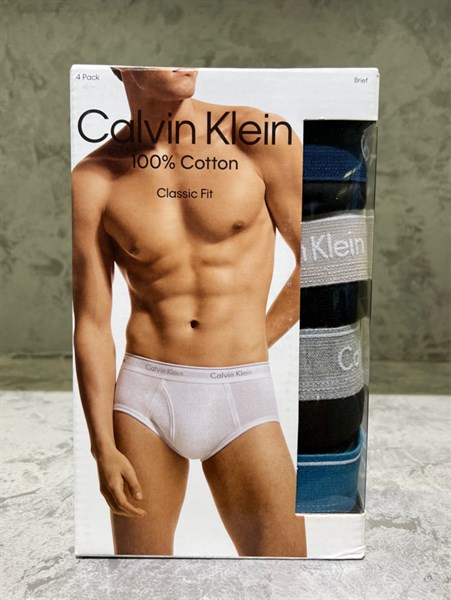 underwear Calvin Klein 4 Briefts Cotton