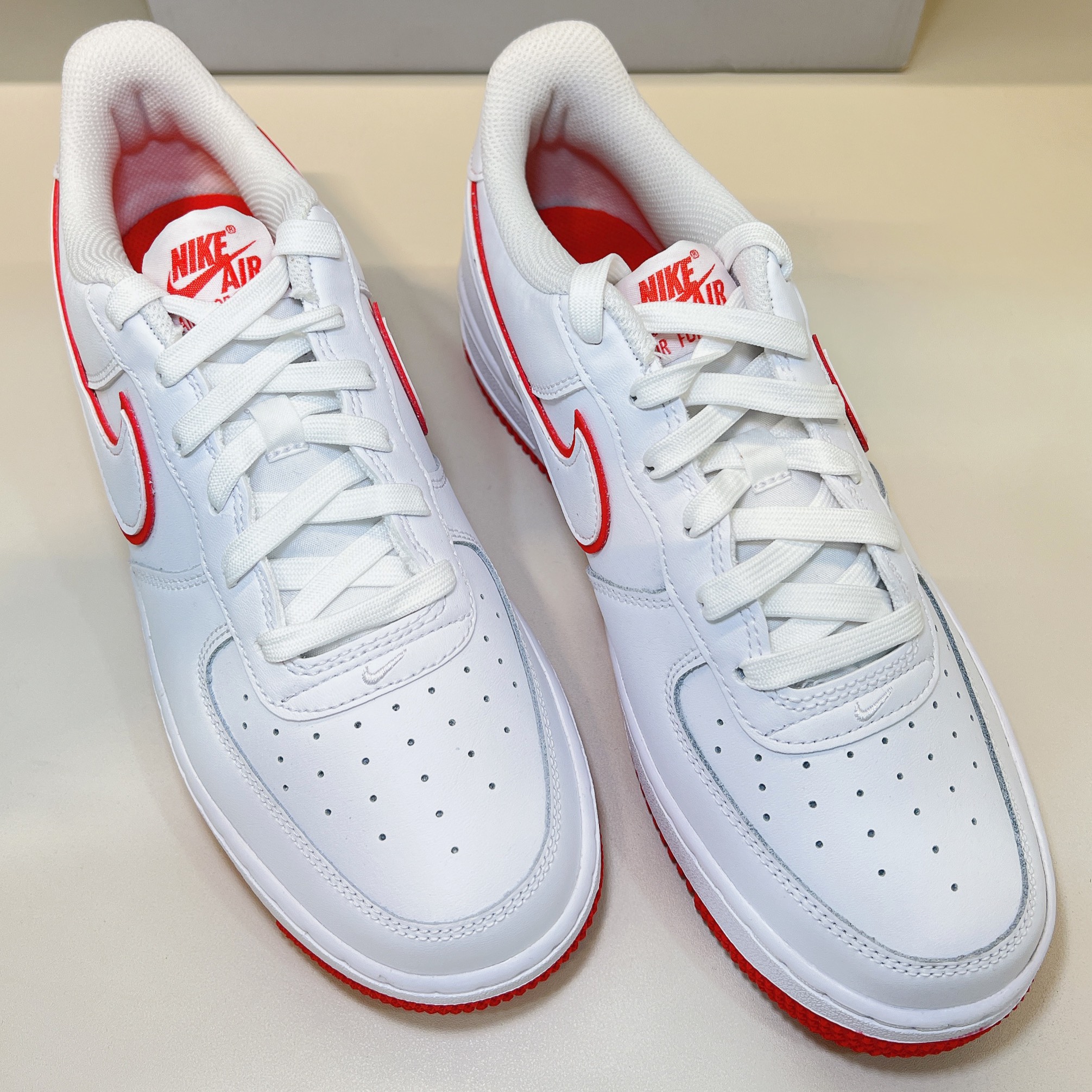 Air Force 1 White Picante Red DV7762 101