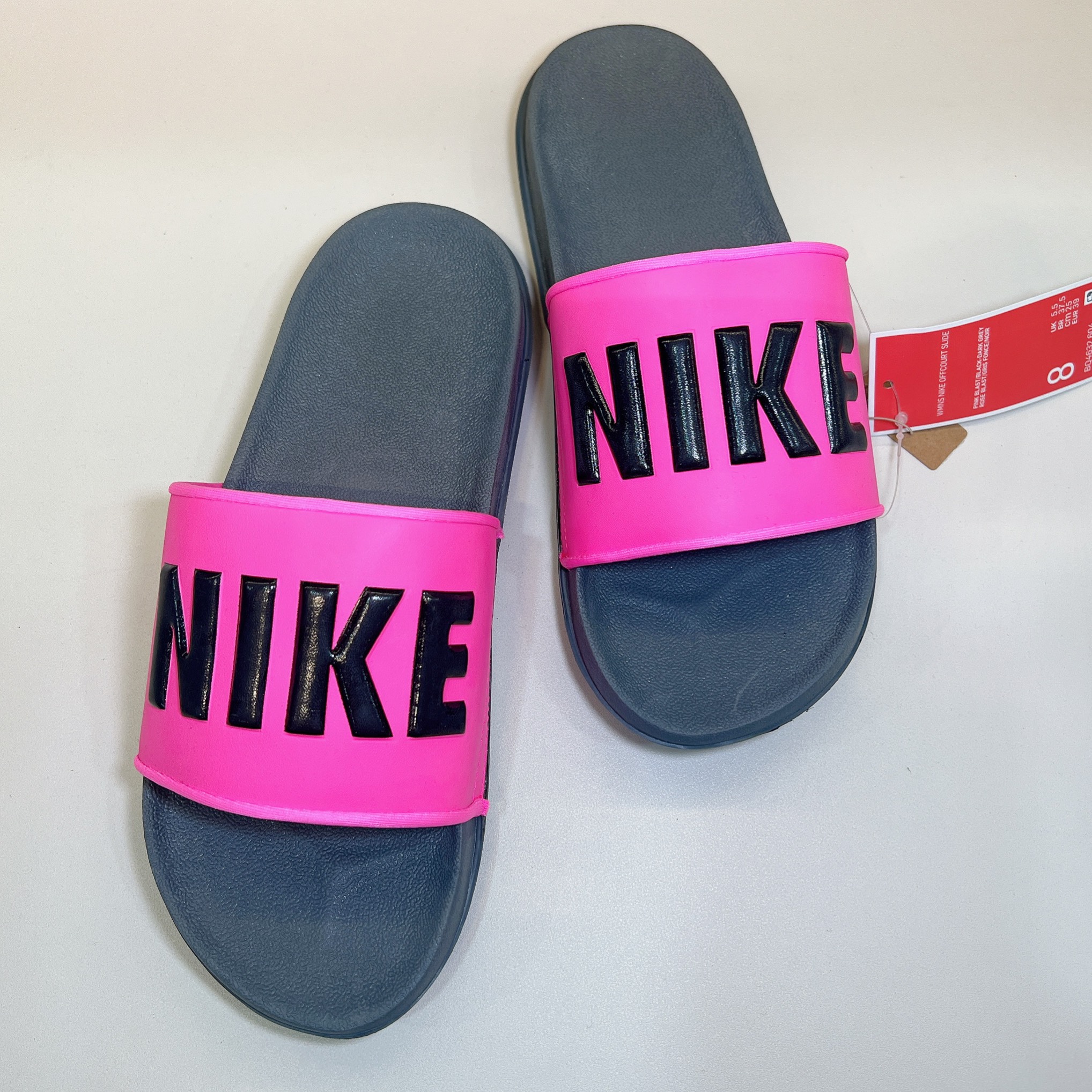 dép OFFCOURT Pink blast Grey BQ4632 604